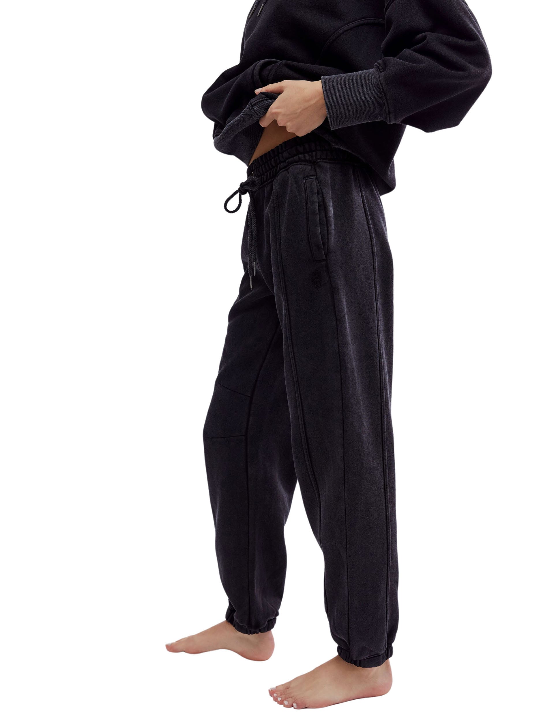 Sprint To The Finish Running Pants for Men & Women - Black - Lightweight Performance Workout Joggers for Gym, Yoga, and Marathon Training
