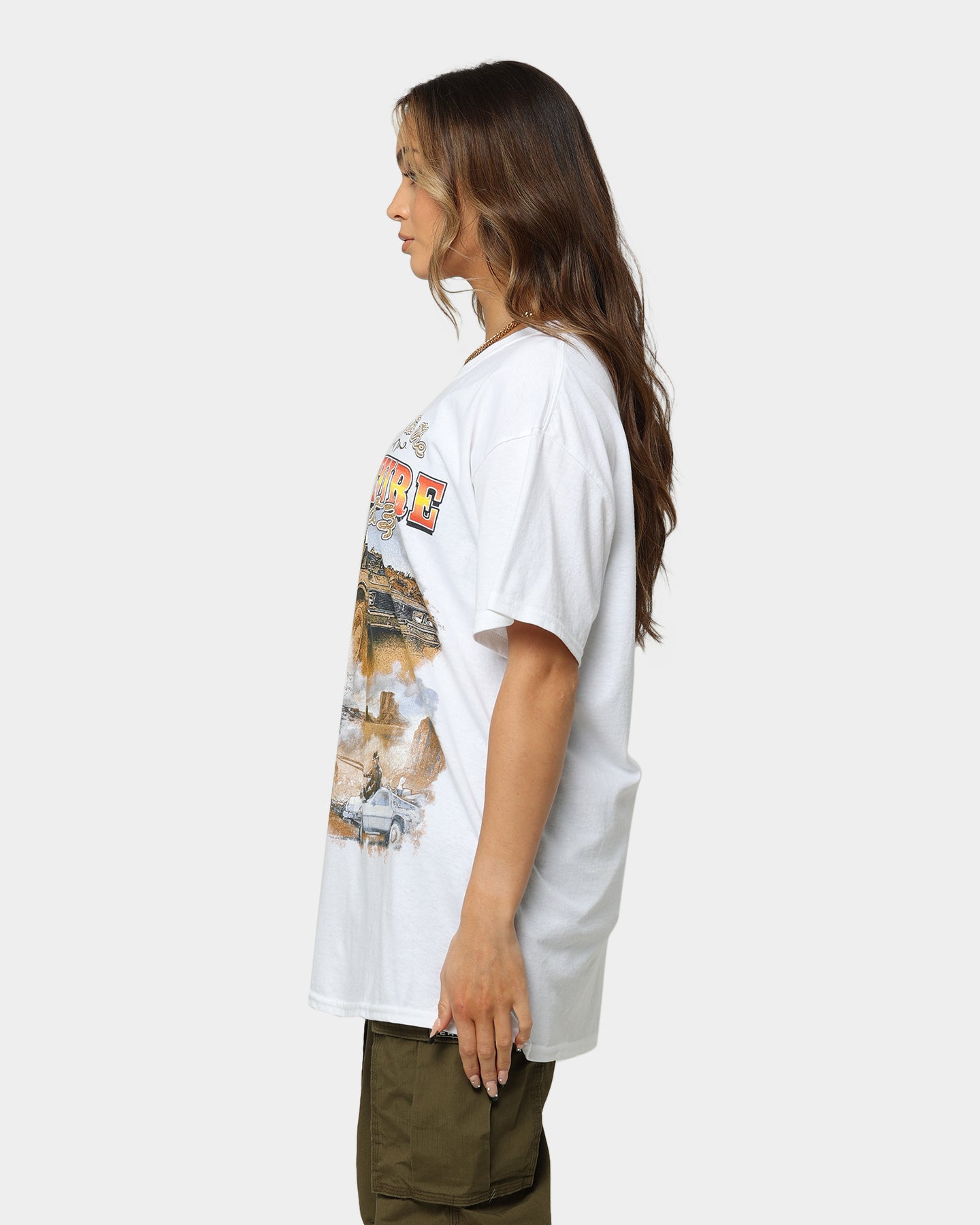 Vintage Back To The Future 3 T-Shirt - Retro Movie Tee for Men & Women - Soft Cotton White Graphic T-Shirt - Perfect for Cosplay, Movie Nights & 80s Theme Parties