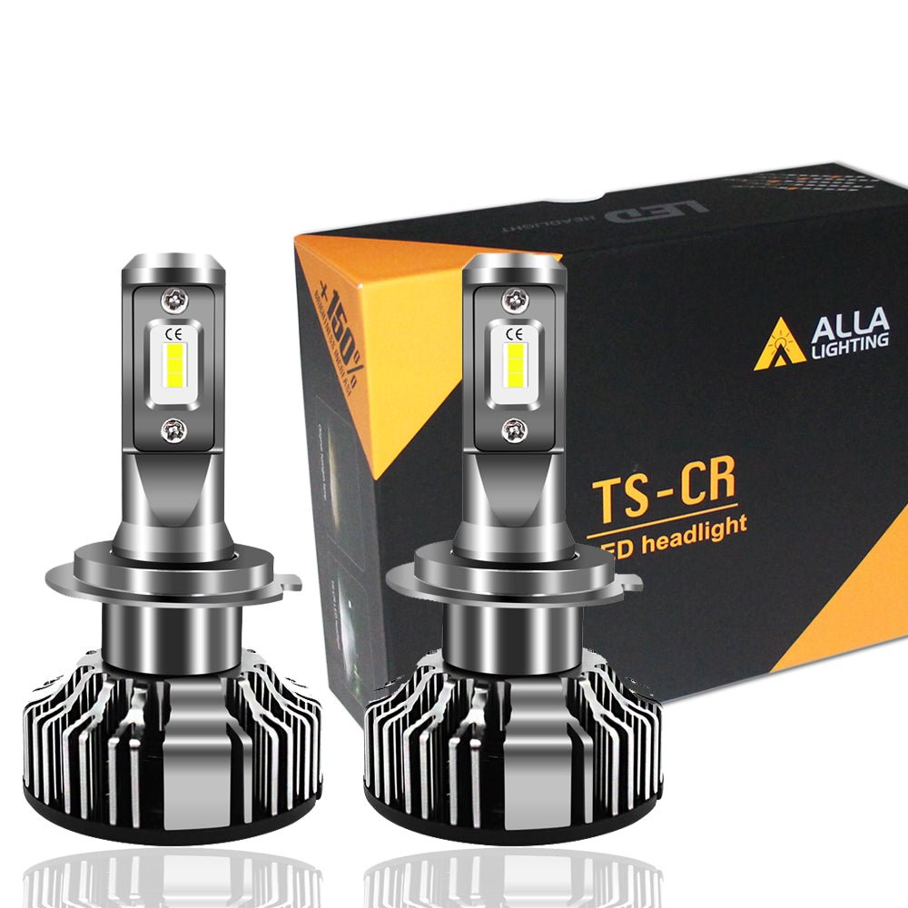 TS CR H7 LED Headlight Bulbs - Super Bright Fog Lights for Cars, Motorcycles & Trucks - Perfect for Night Driving and Off-Road Adventures