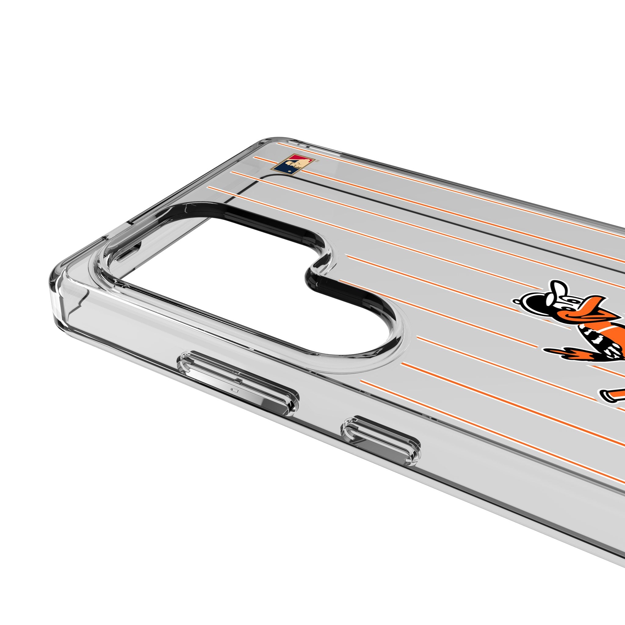 Baltimore Orioles 1954-1963 Cooperstown Collection Pinstripe Clear Phone Case for Samsung Galaxy - Perfect for Baseball Fans & Game Day Protection
