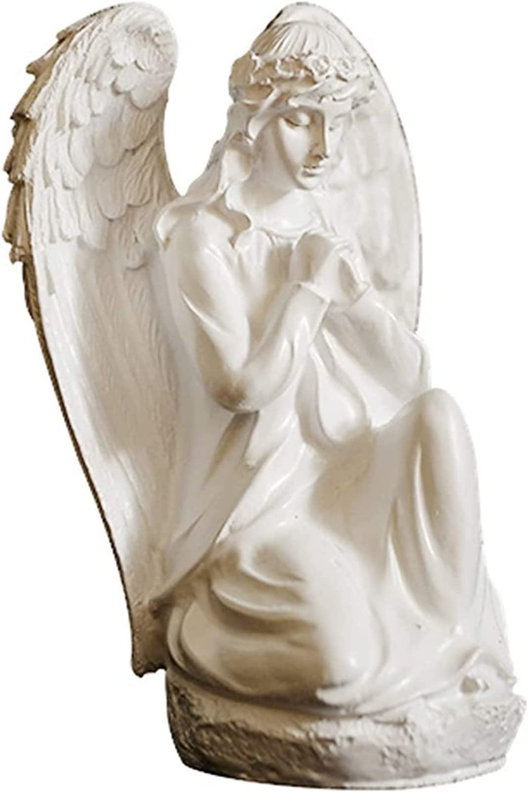 Little Angel Statue Resin Figure - Handcrafted Desktop Sculpture for Home, Office, Garden Decor | Perfect Gift for Christmas, Wedding & Housewarming | Indoor & Outdoor Decorative Artwork