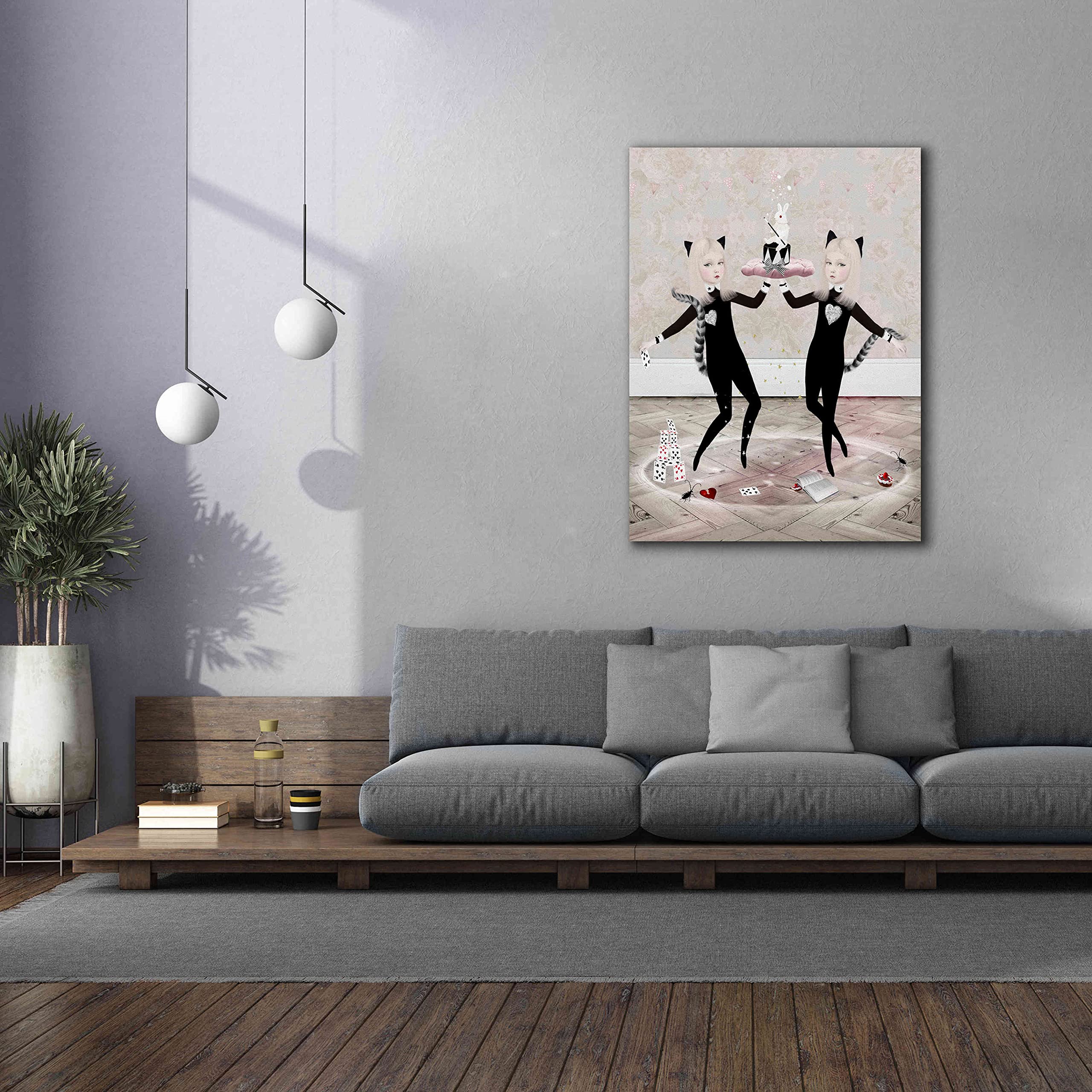 The Newmars by Art & Ghosts - 40x54 Inch Modern Canvas Wall Art for Living Room, Bedroom & Office Decor | Space-Themed Home Decor | Ready to Hang