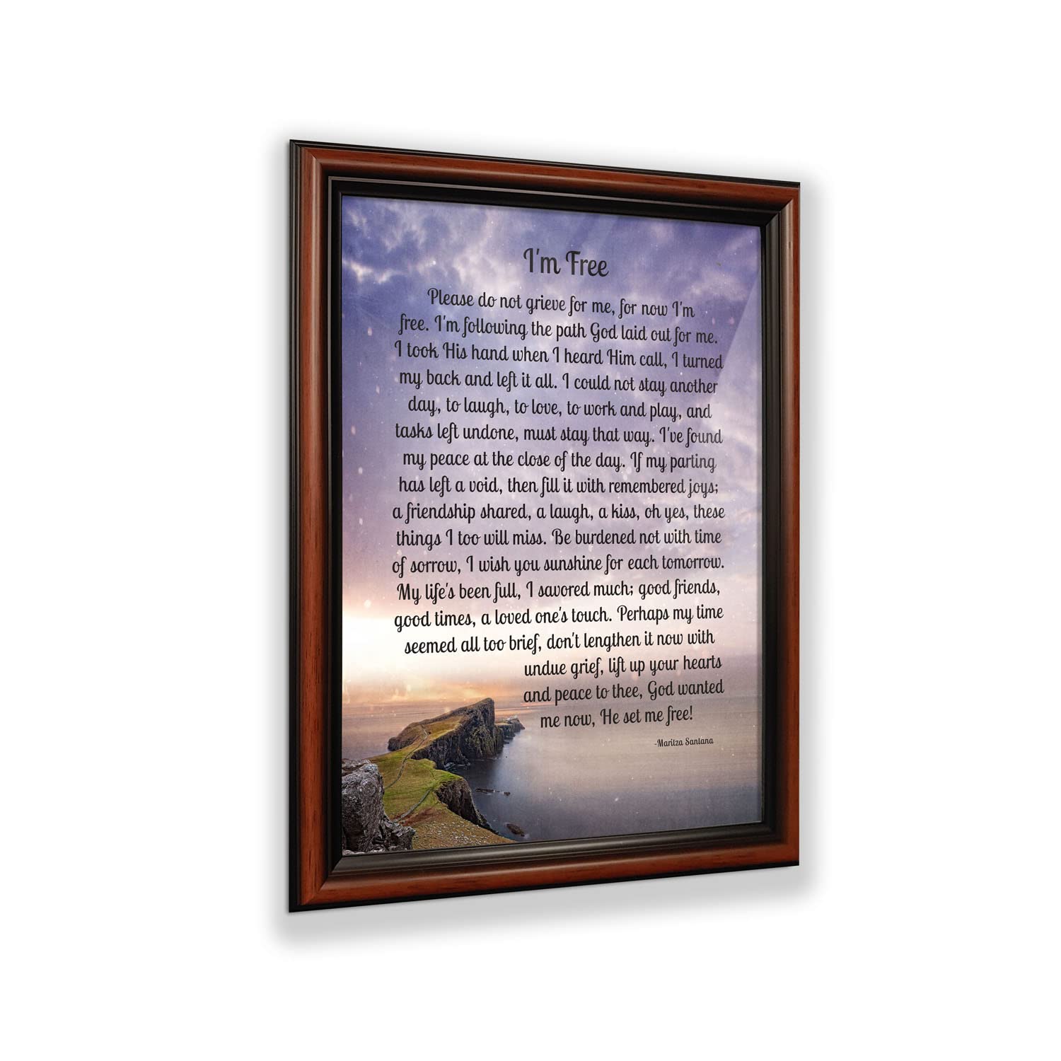 Memorial Picture Frame for Mom - Sympathy Gift for Loss - Home Décor