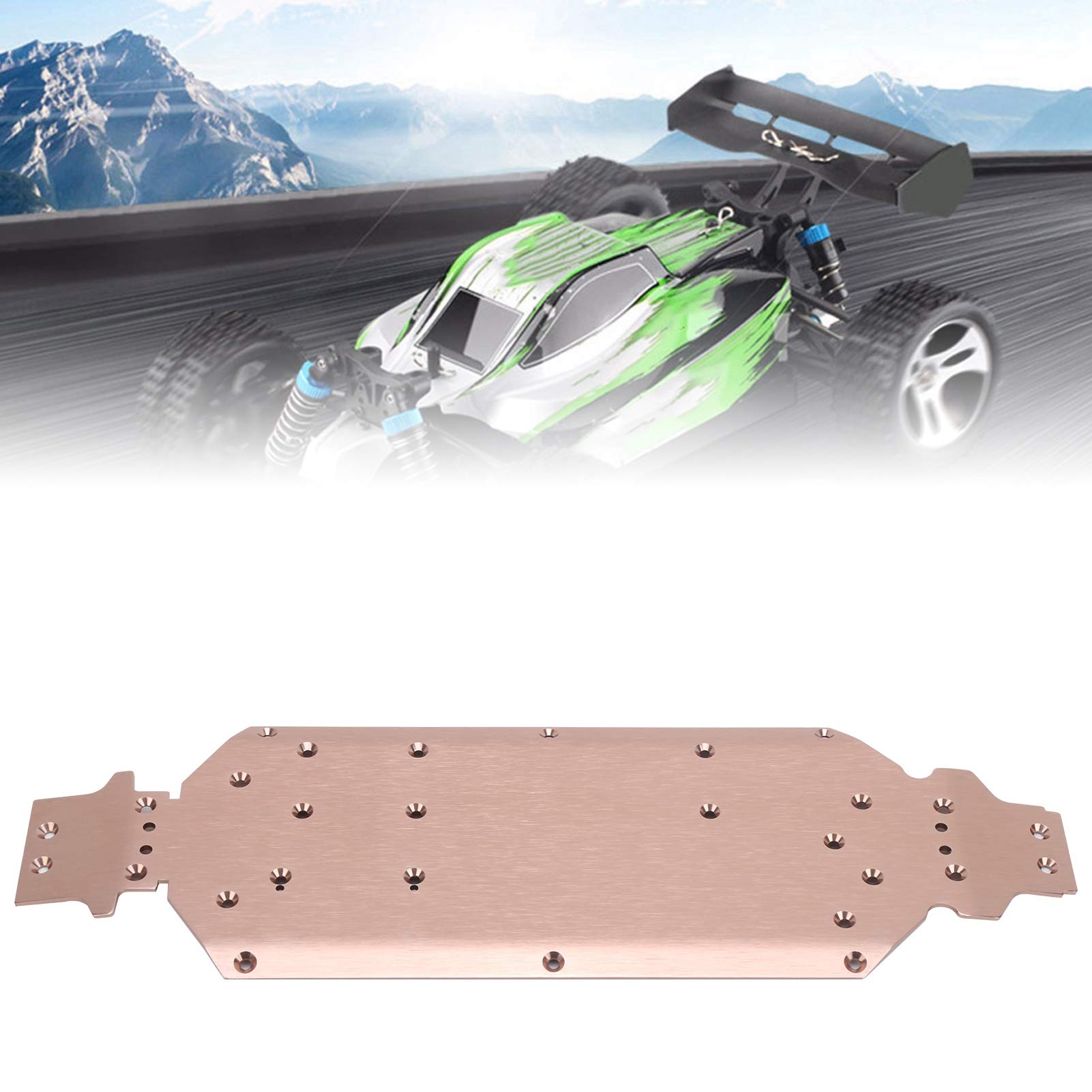 WLtoys 124019 RC Car Bottom Plate - Durable Chassis Protector for Off-Road & Racing | Replacement Part for Enhanced Body Protection & Performance
