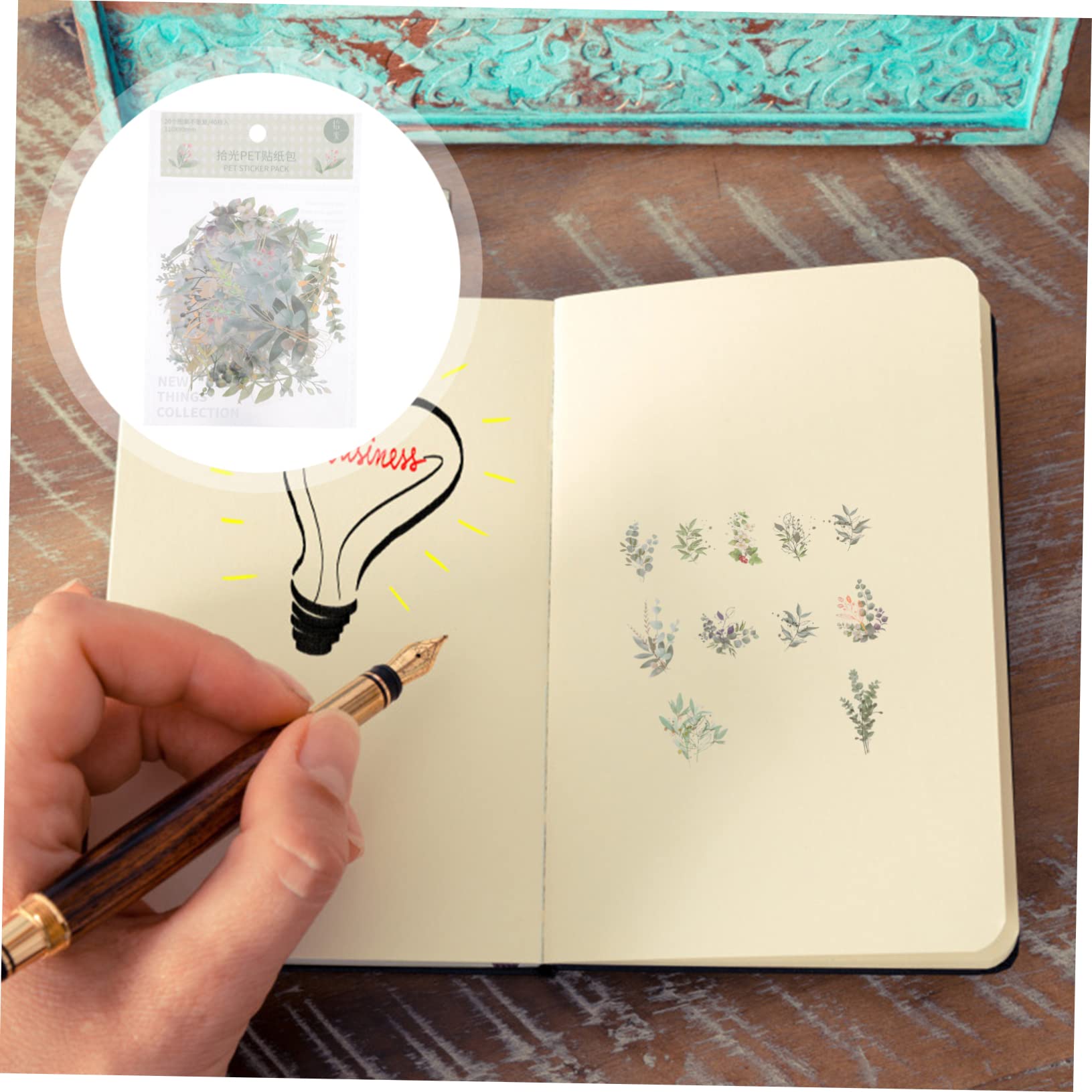 STOBOK 5 Pet Sticker Pack - 4pcs Cute Animal Stickers for Scrapbooking, Collage, DIY Journals, Bullet Notebooks & Kids Craft Supplies