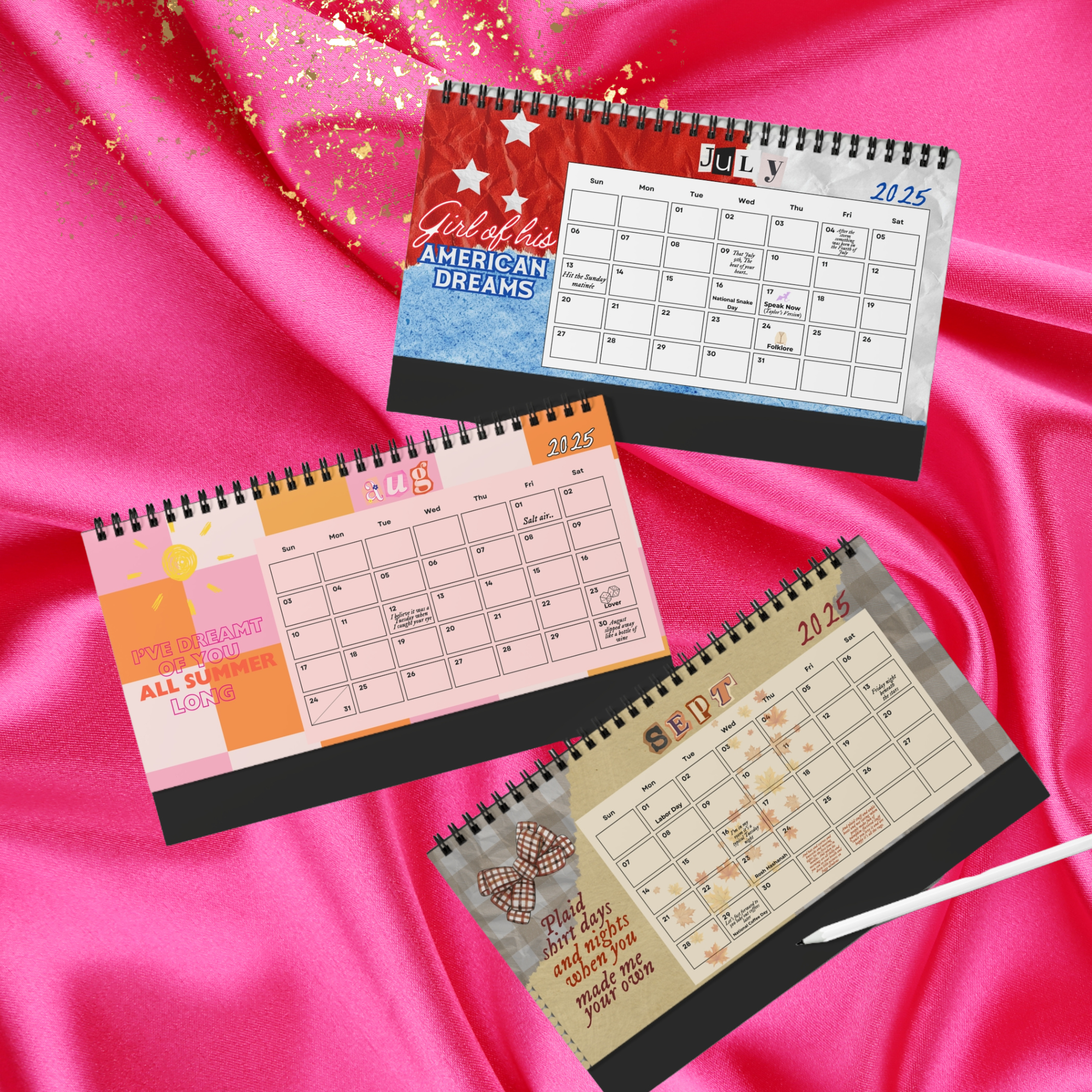 2025 Desk Calendar - Stylish & Functional Planner for Home & Office | Perfect for Scheduling, Organizing Tasks & Enhancing Productivity
