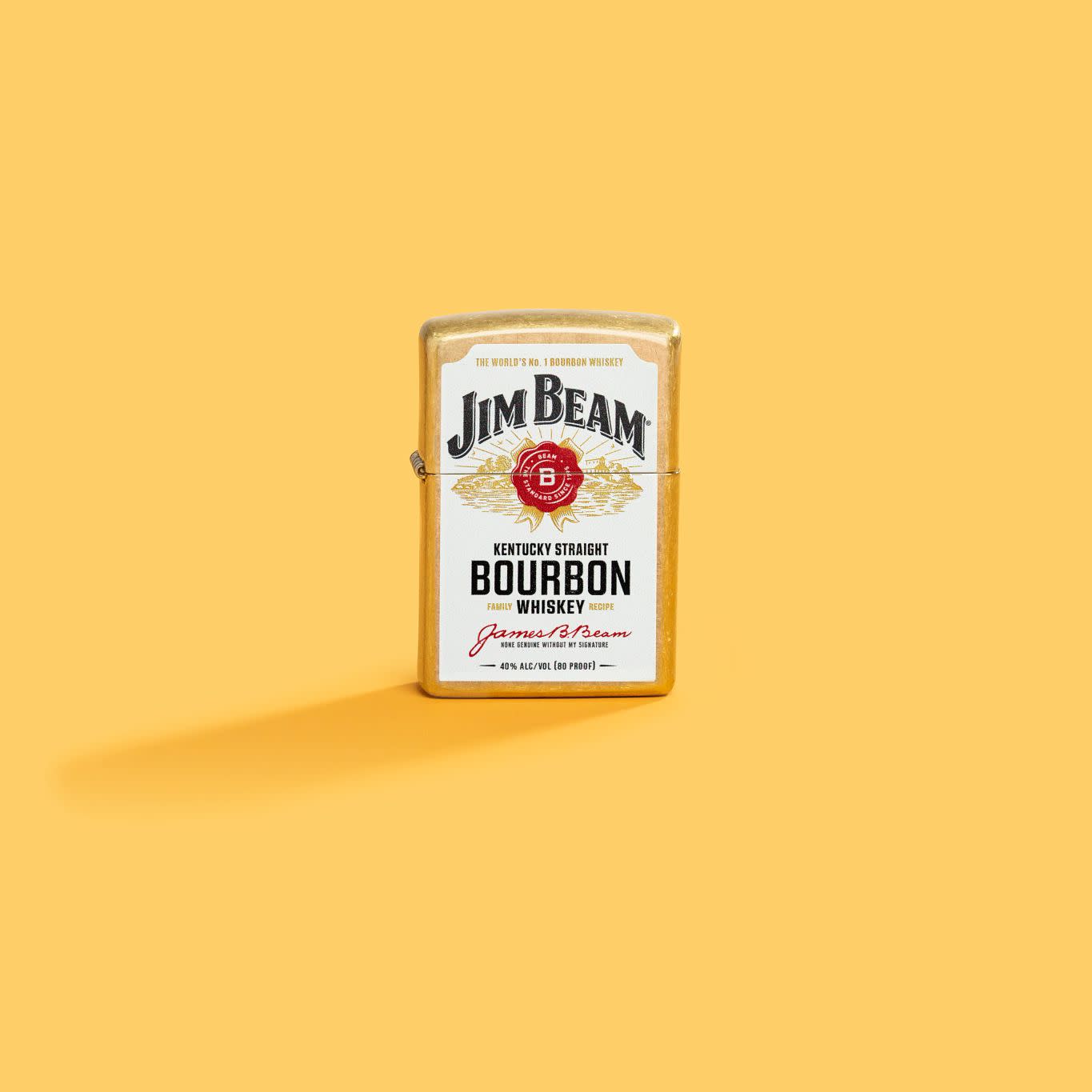 Jim Beam® Bourbon Whiskey - Premium Label Design for Collectors & Gifts | Perfect for Home Bars, Parties & Whiskey Enthusiasts