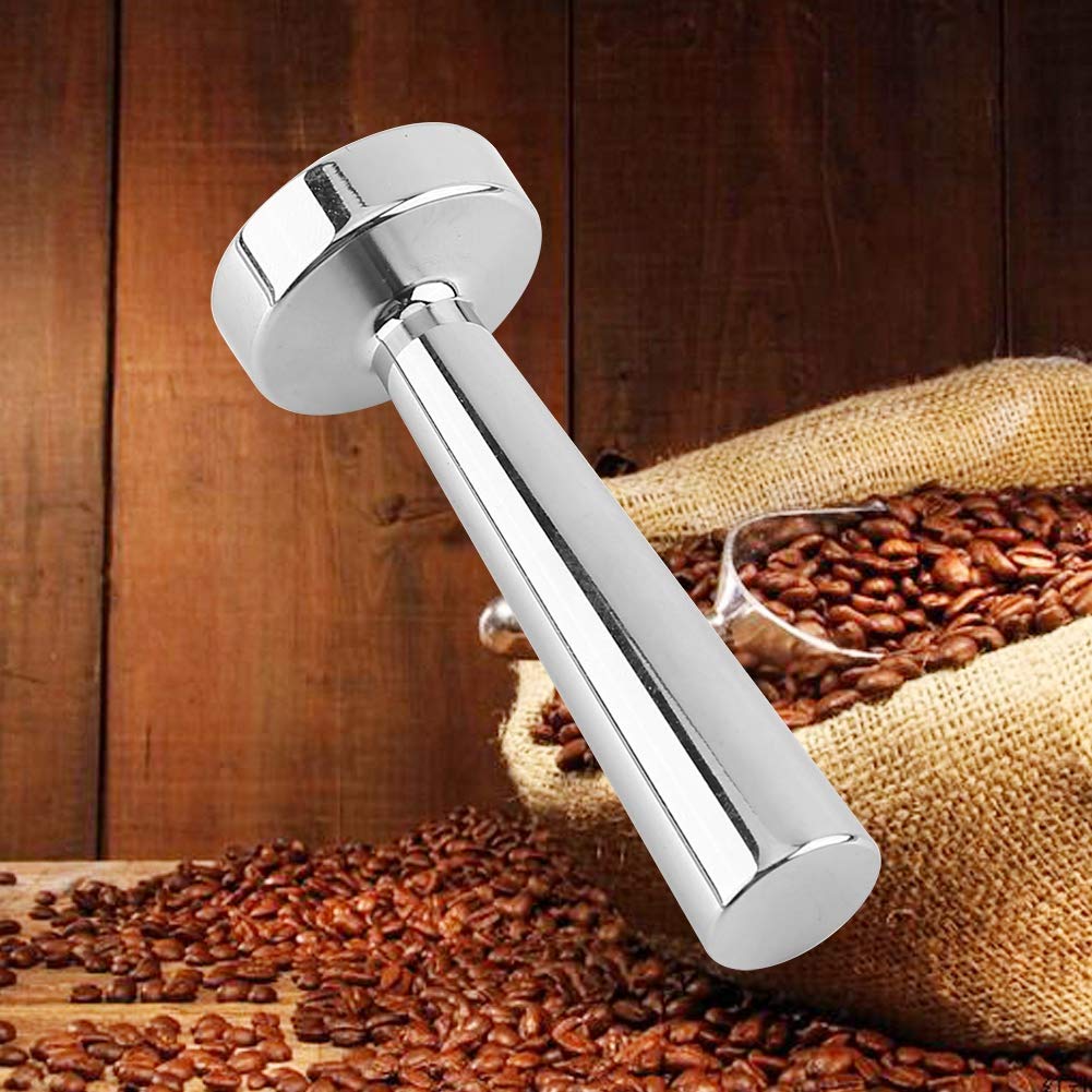 Premium 51mm Stainless Steel Espresso Tamper with Anti-Corrosive Handle - Easy to Clean Coffee Press for Home, Bakery, Office & Coffee Shops - Perfect Barista Tool for Professional Espresso Making