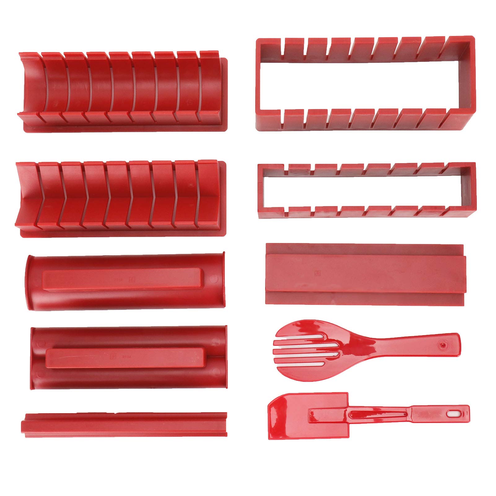 Non-Stick Sushi Rice Roll Mold - DIY Sushi Making Kit with Bamboo Mat - Perfect for Home, Restaurant & Party Sushi Preparation - Japanese Sushi Maker Tool for Beginners & Professionals