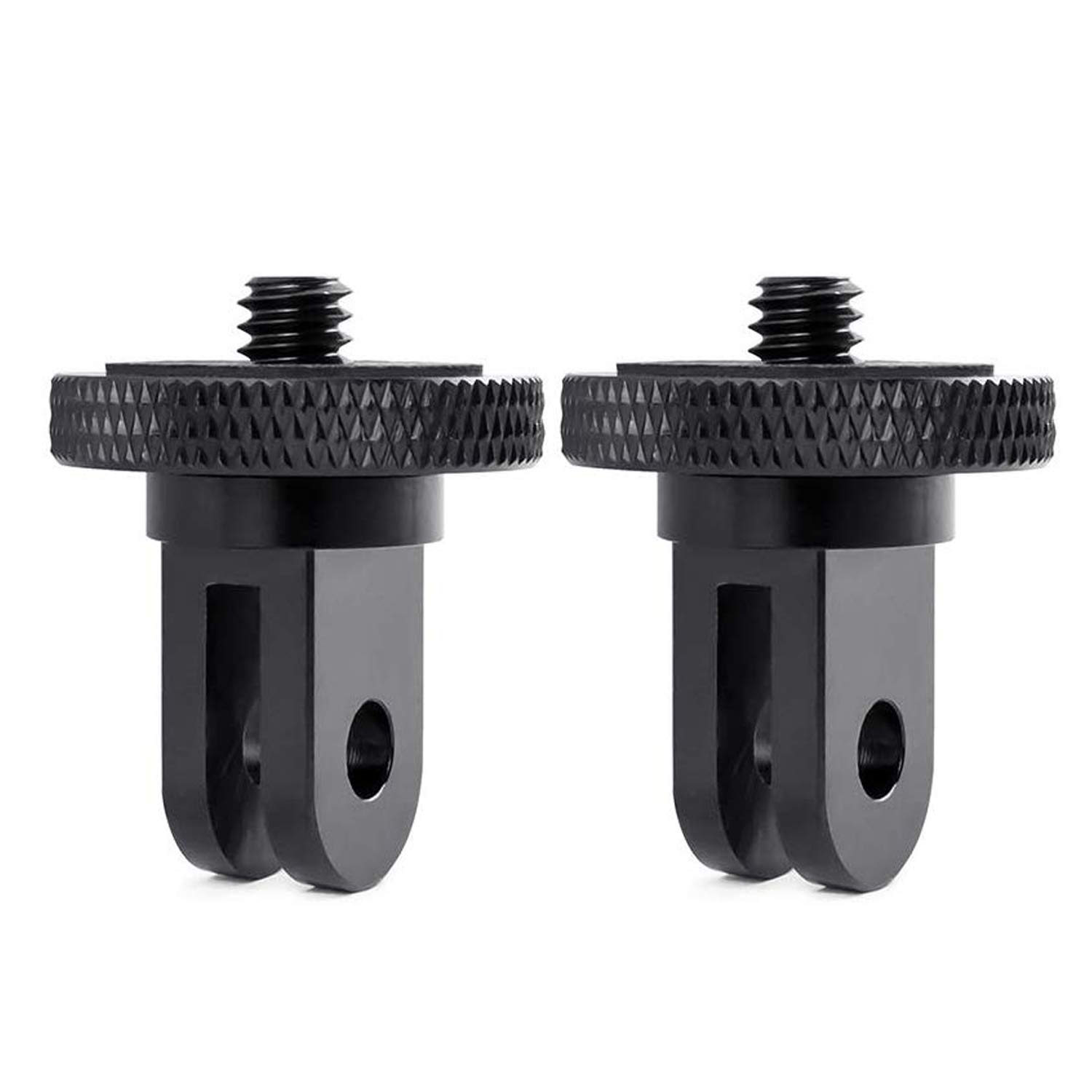 2-Pack 1/4-20 Screw Tripod Mount Adapter for GoPro Hero10/9/8, Insta360 ONE X4/X3/X2/Go 2, DJI OSMO Action - Universal Action Camera Accessories for Vlogging, Travel & Outdoor Adventures