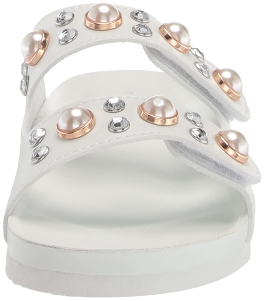 Madden Girl Women's Comfortable Baby Slide Sandals - Soft & Lightweight Summer Slides for Women, Perfect for Beach, Pool, and Casual Wear