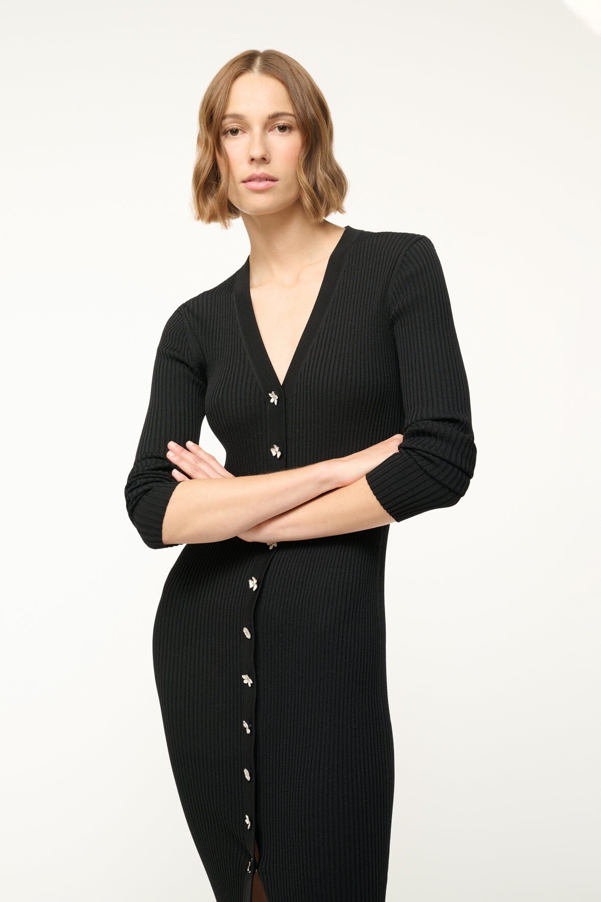 SHOKO SWEATER Women's Black Knit Pullover - Cozy Winter Fashion for Casual Outfits & Office Wear