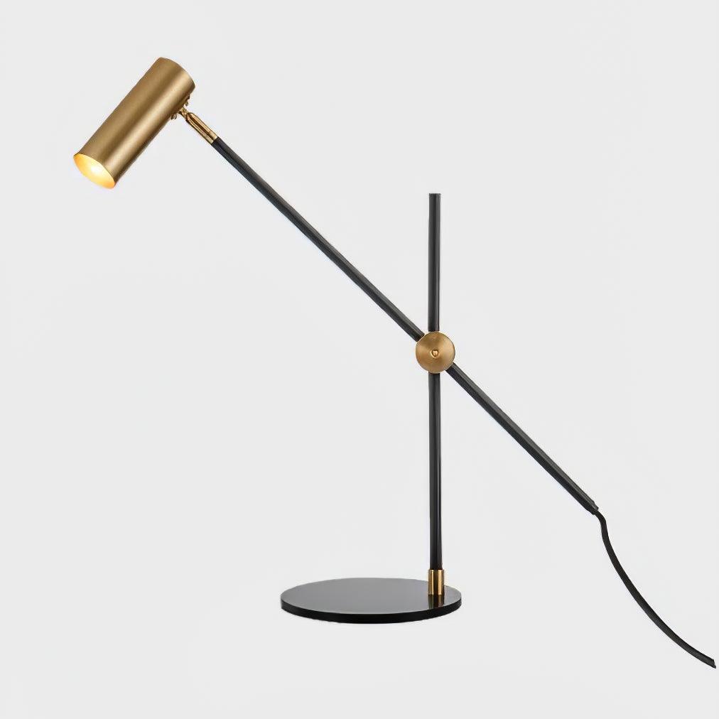 Modern LED Table Lamp - Adjustable Brightness & USB Charging Port for Bedroom, Office & Living Room - Perfect for Reading, Working & Relaxing