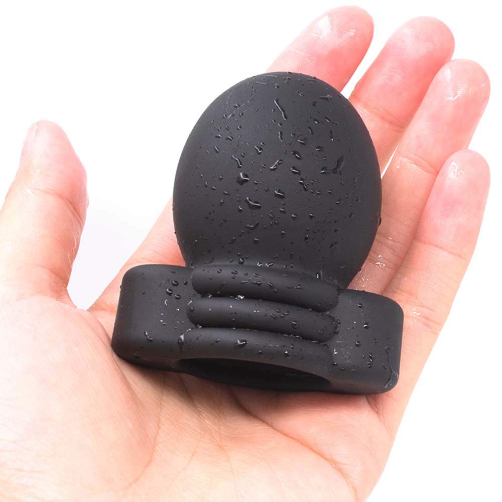 WALY-SEXME Electric Penis Stimulator - Soft Silicone Gland Sleeve with Electro Shock for Male Enhancement, E-Stim Training & Pleasure | Erotic Massager for Men, Masturbation Aid & Sensual Play