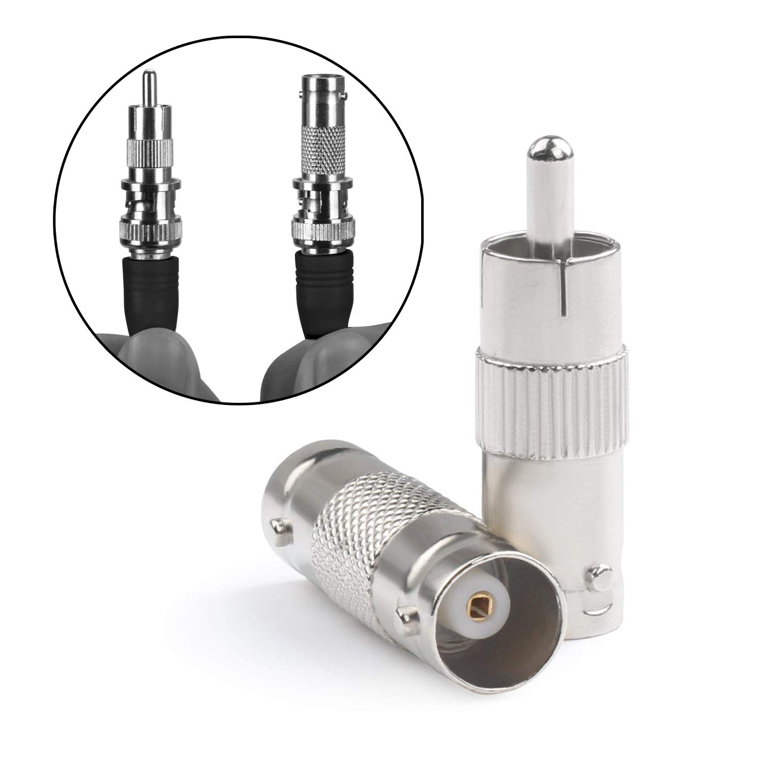 300Ft 91 Meters 4K 8MP Pre-Made BNC Security Camera Cable - All-in-One RG59 Extension Wire for CCTV, DVR Systems, Bullet & Dome Analog Cameras - Perfect for Home Surveillance, Business Security & Outdoor Monitoring