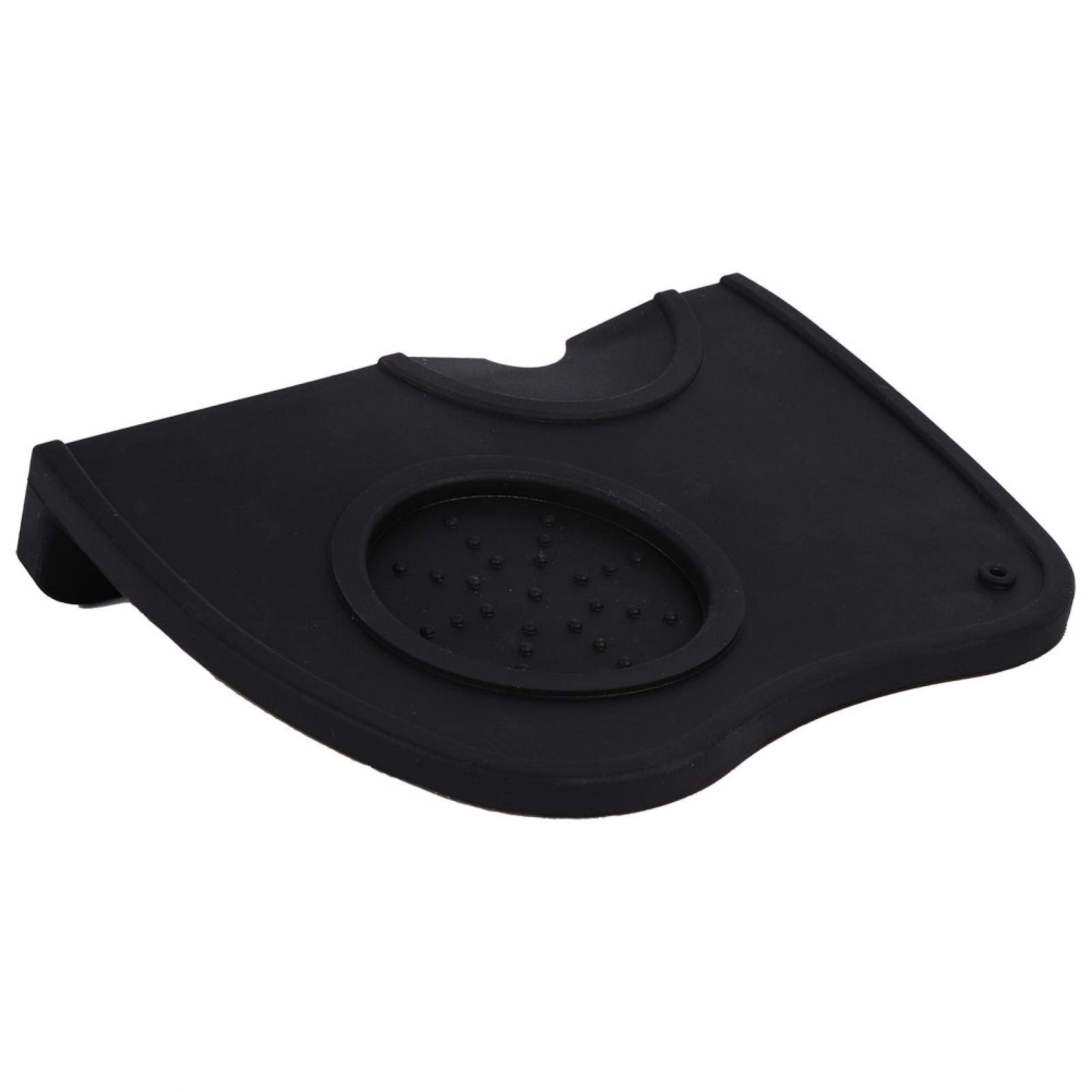 Premium Anti-Slip Espresso Coffee Tamper Mat - Black Silicone Tamping Pad Holder for Baristas & Home Brewing | Perfect for Espresso Machines, Coffee Shops & Kitchen Countertops