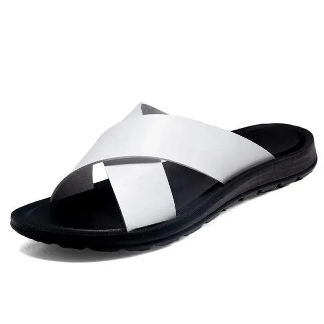 Premium Genuine Leather Walker Sandals for Men & Women - Comfortable & Durable Walking Shoes for Outdoor, Travel & Casual Wear