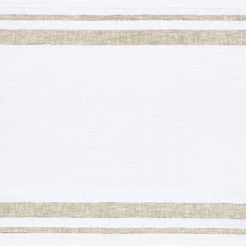 Natural & White - French Stripe