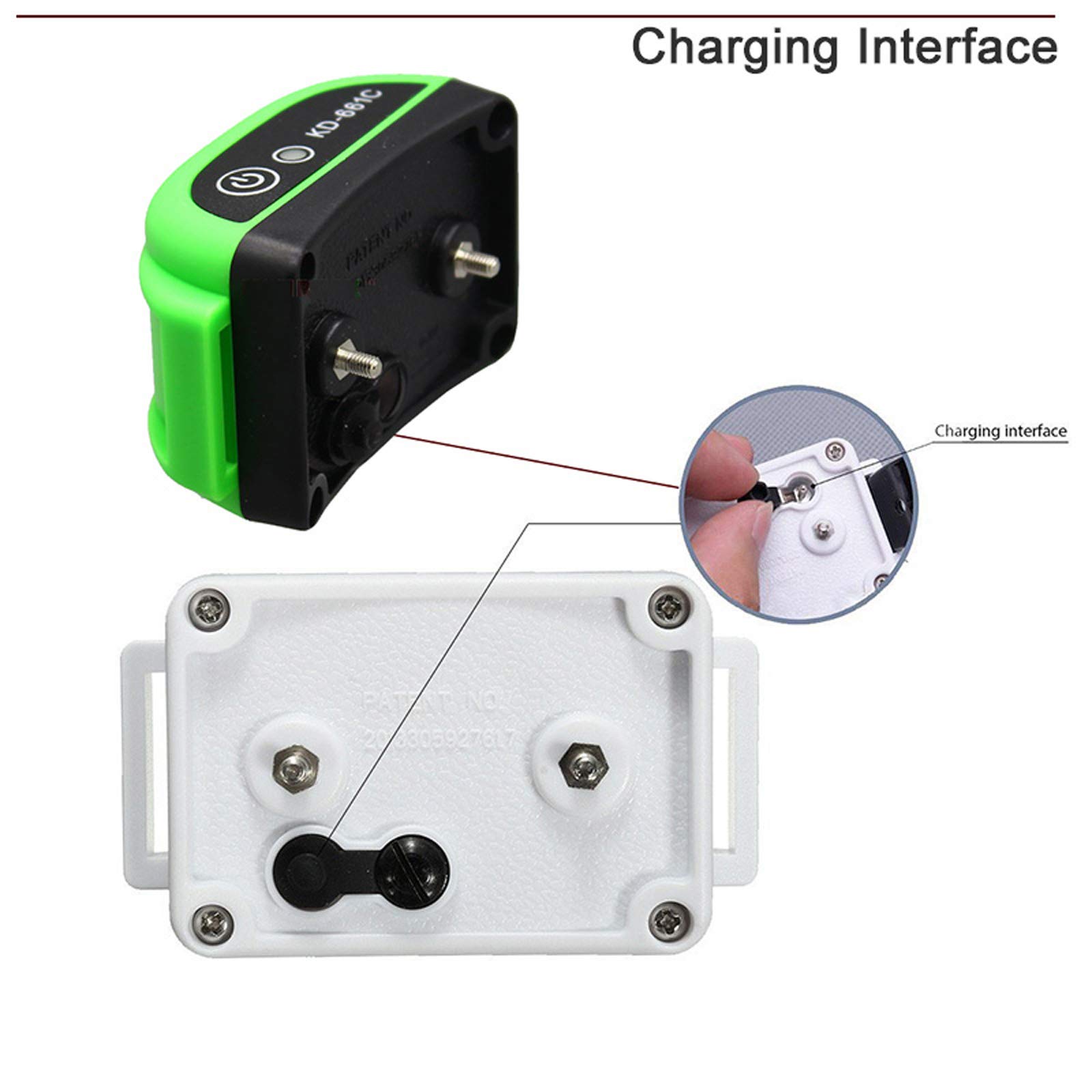 Wireless Dog Fence System - IP65 Waterproof Rechargeable Shock & Beep Training Collar with Adjustable Range | Safe & Harmless Pet Containment Solution for Small, Medium & Large Dogs | Perfect for Backyard, Garden & Outdoor Dog Training