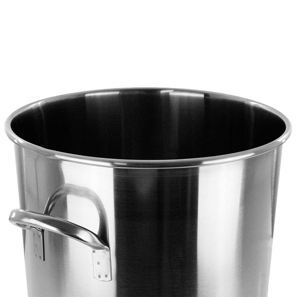 42 Quart Stainless Steel Stock Pot with Strainer Basket - Commercial Grade Fryer & Cooking Pot (16