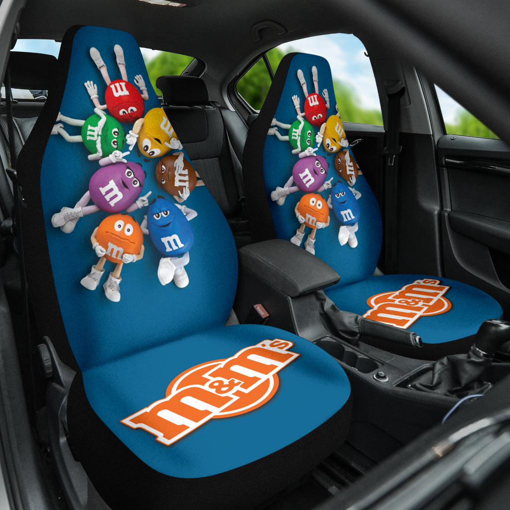 Premium M&M Members Car Seat Covers 210101 - Waterproof & Durable Auto Accessories for Cars, Trucks & SUVs - Perfect Gift for Car Enthusiasts & M&M Fans