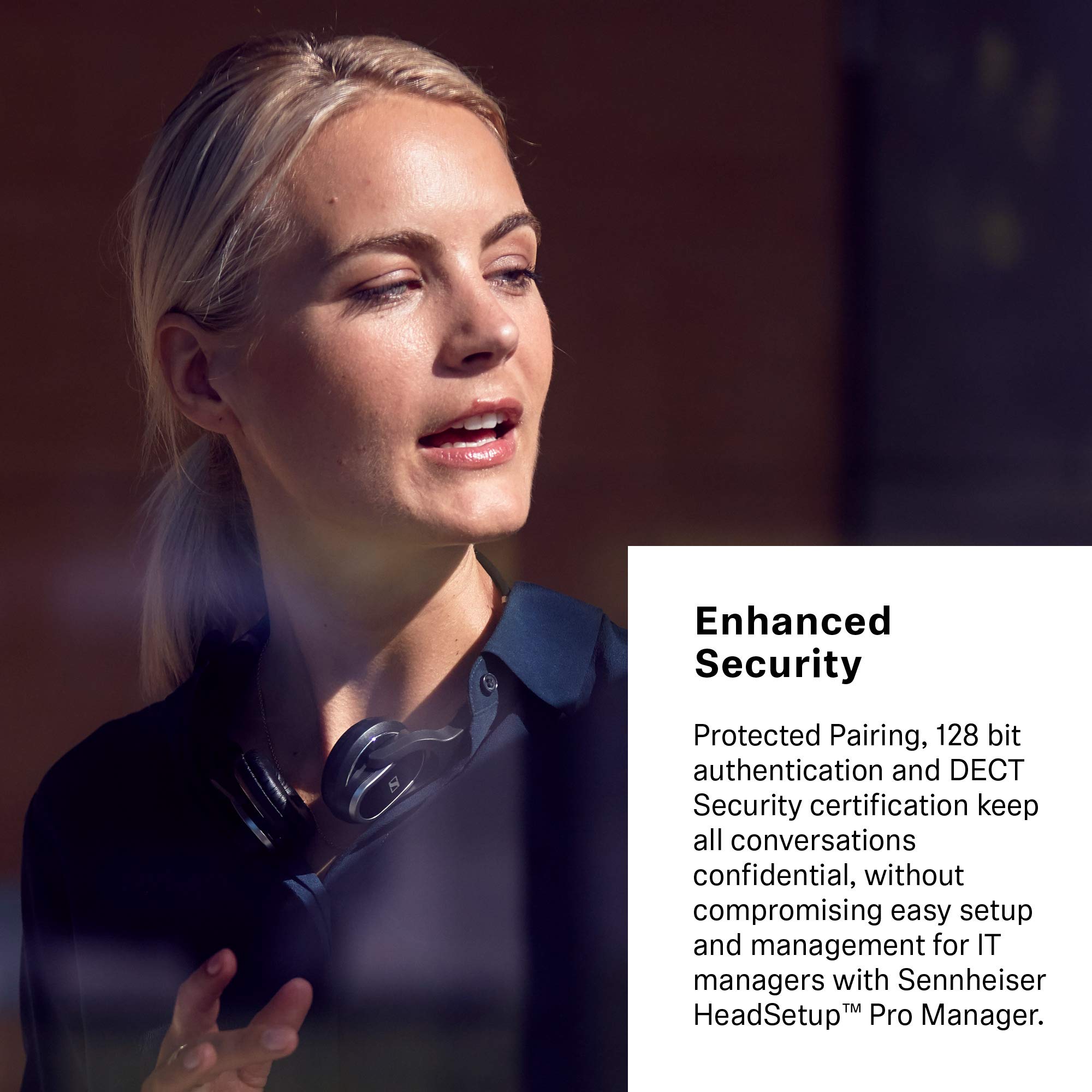 Sennheiser SD Pro 2 Wireless Headset (506008) - Dual Connectivity for Desk Phone & PC/Softphone, Noise Cancelling Mic - Ideal for Call Centers, Remote Work & Office Communications (Black)