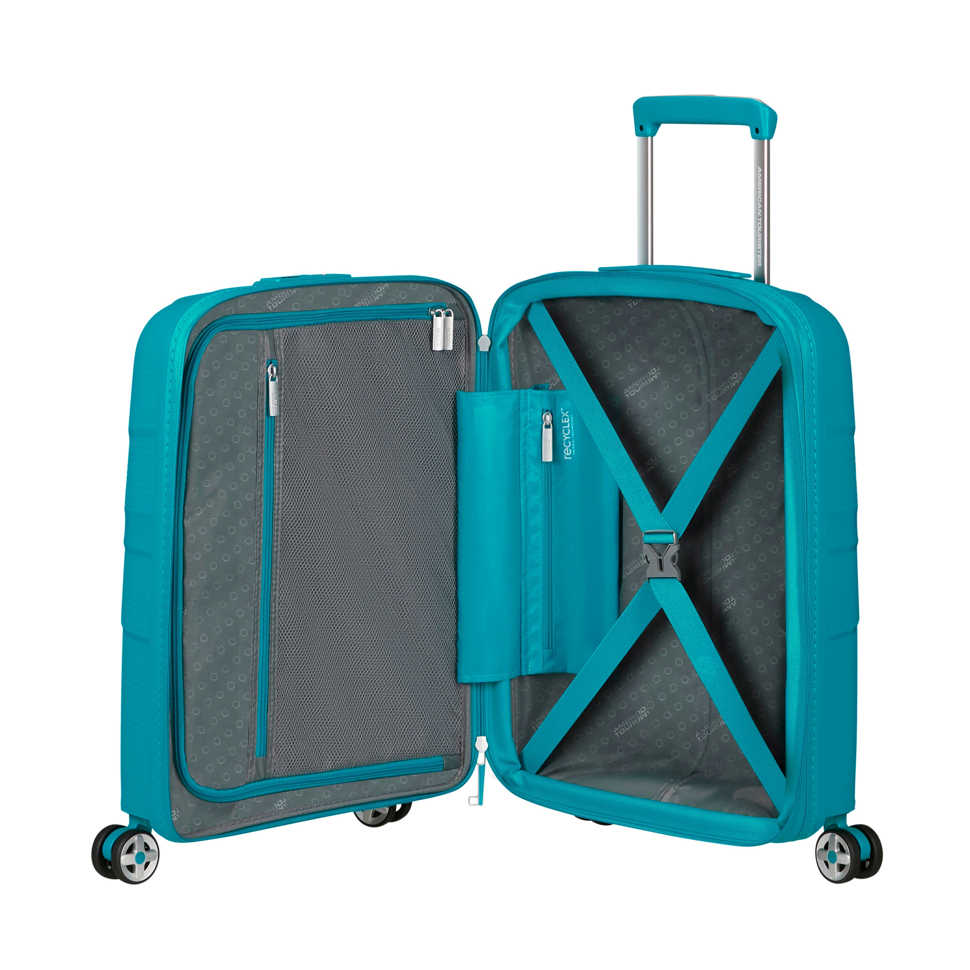 American Tourister StarVibe Spinner Carry On Expandable Luggage - Lightweight 20
