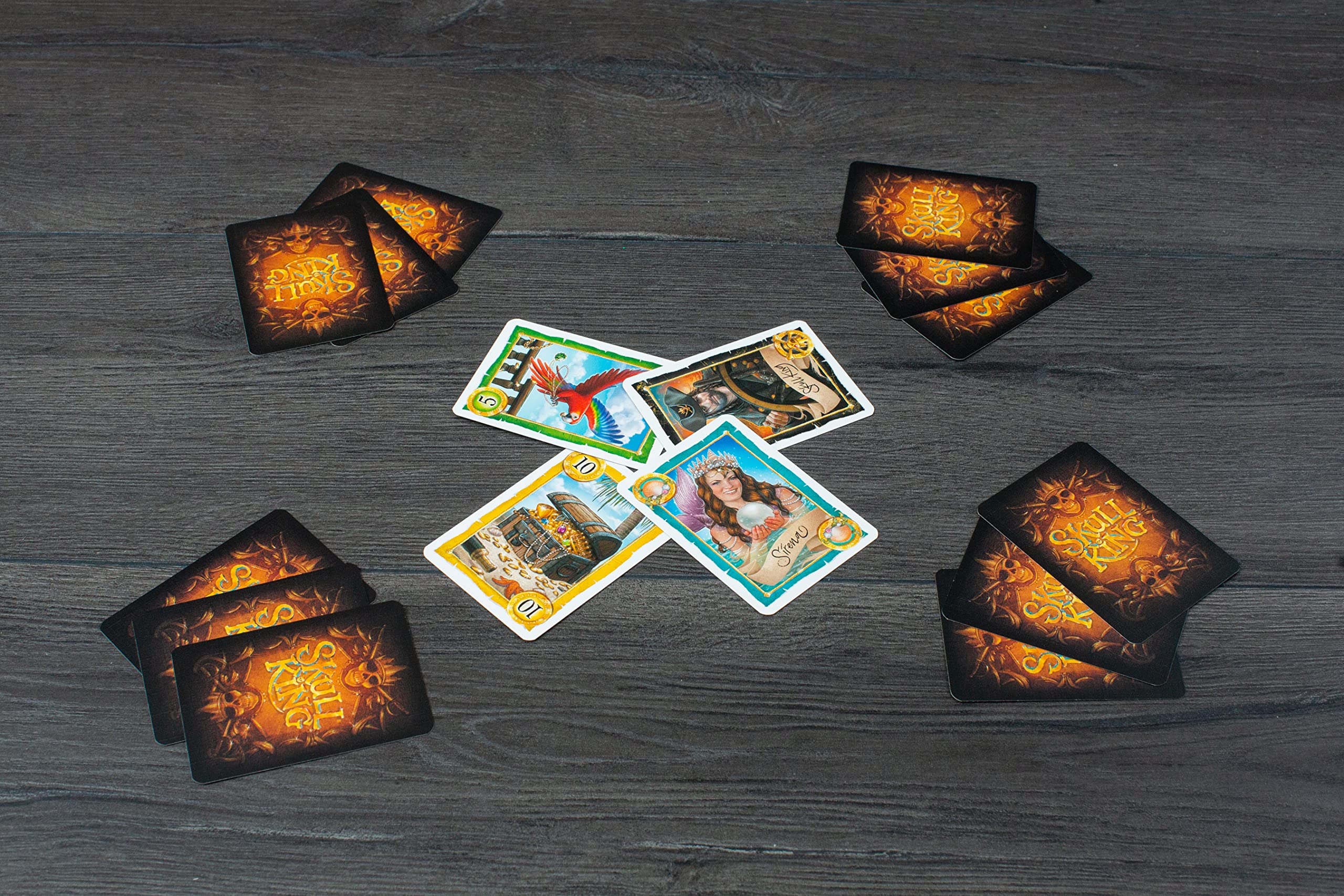 Skull King Card Game by Ghenos Games - Fun Pirate-Themed Strategy Game for Family Game Nights & Parties