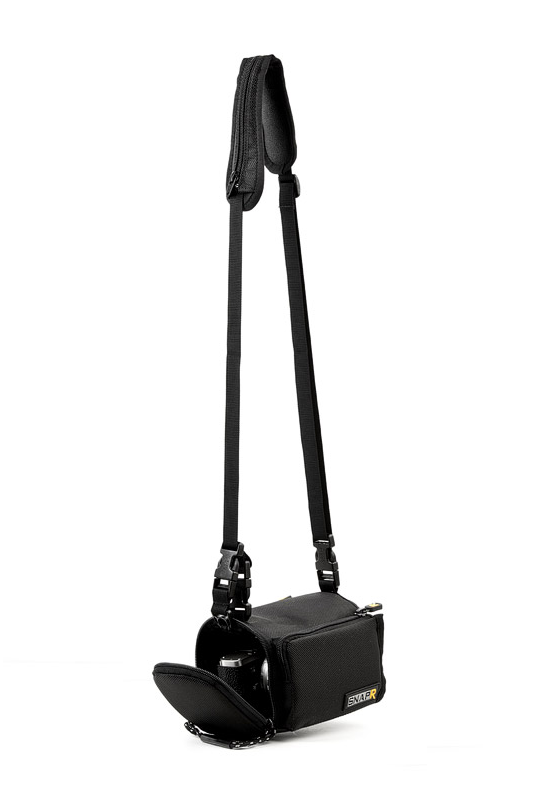 Black Rapid SnapR 35 Camera Bag & Strap System - Compact Point and Shoot Camera Case with Adjustable Shoulder Strap for Travel, Hiking & Photography