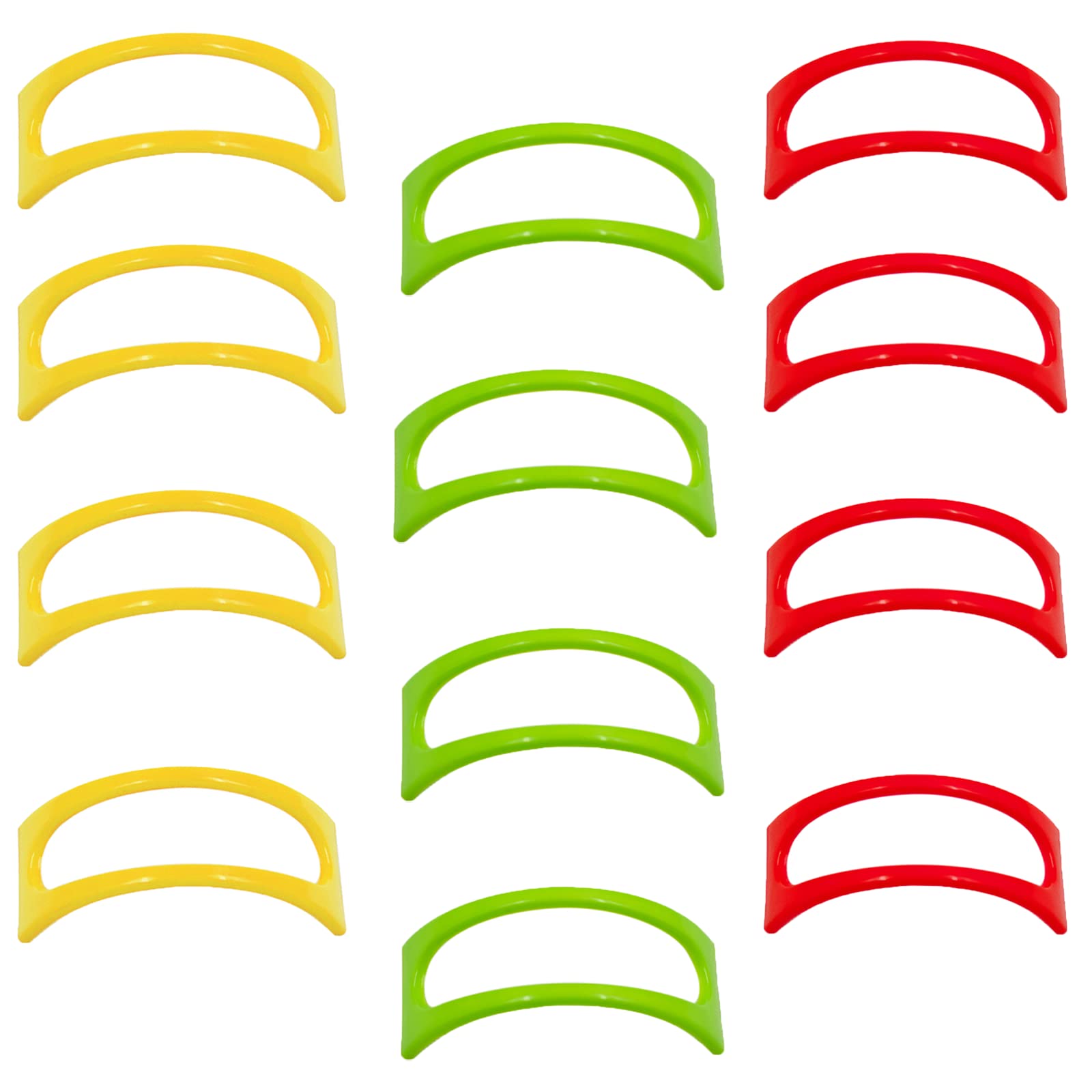 Alovexiong 12-Piece Taco Holder Set - Microwave & Dishwasher Safe Taco Stands for Soft & Hard Shells - Colorful Taco Rack for Dinner Parties, BBQs & Family Gatherings