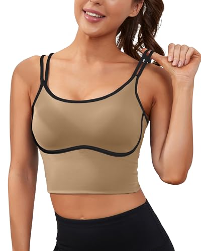 Khaki Sports Bras