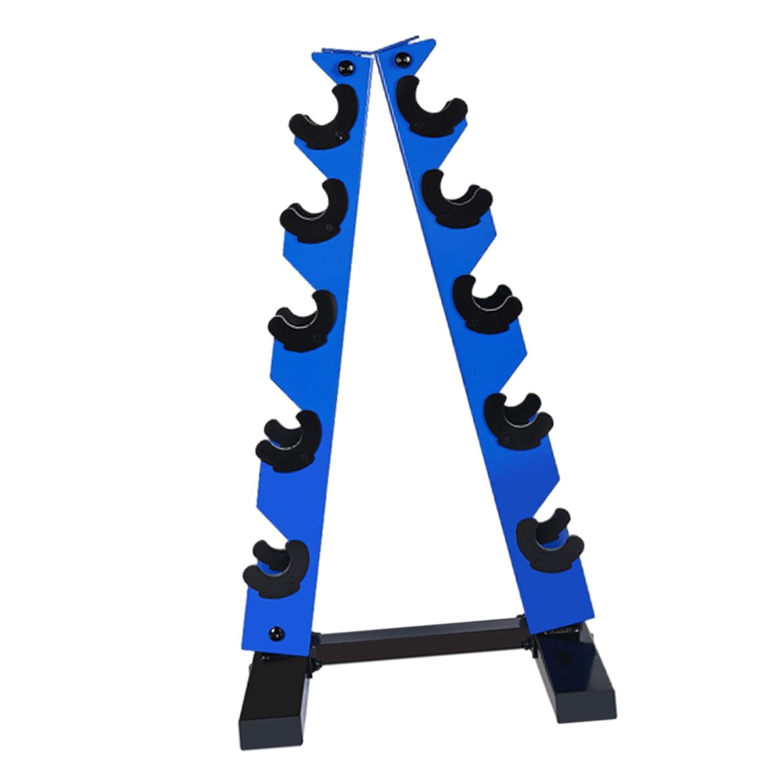 Heavy Duty 5-Tier Dumbbell Rack Stand - Weight Holder Storage Organizer for Strength Training, Home Gym & Fitness Equipment - Perfect for Garage, Basement, and Workout Room Organization