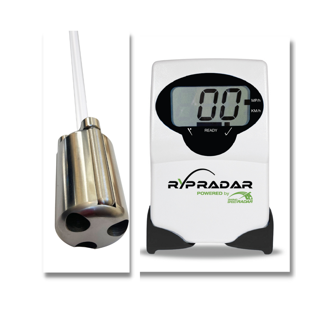 Rypstick Golf Swing Trainer & Radar - Improve Swing Speed & Accuracy | Perfect for Driving Range & Home Practice