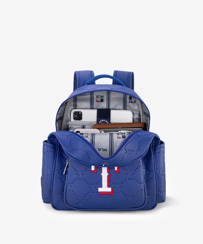 MLB Texas Rangers Backpack for Men & Women - Official Licensed Baseball Team Backpack - Durable School, Travel & Game Day Backpack for Fans
