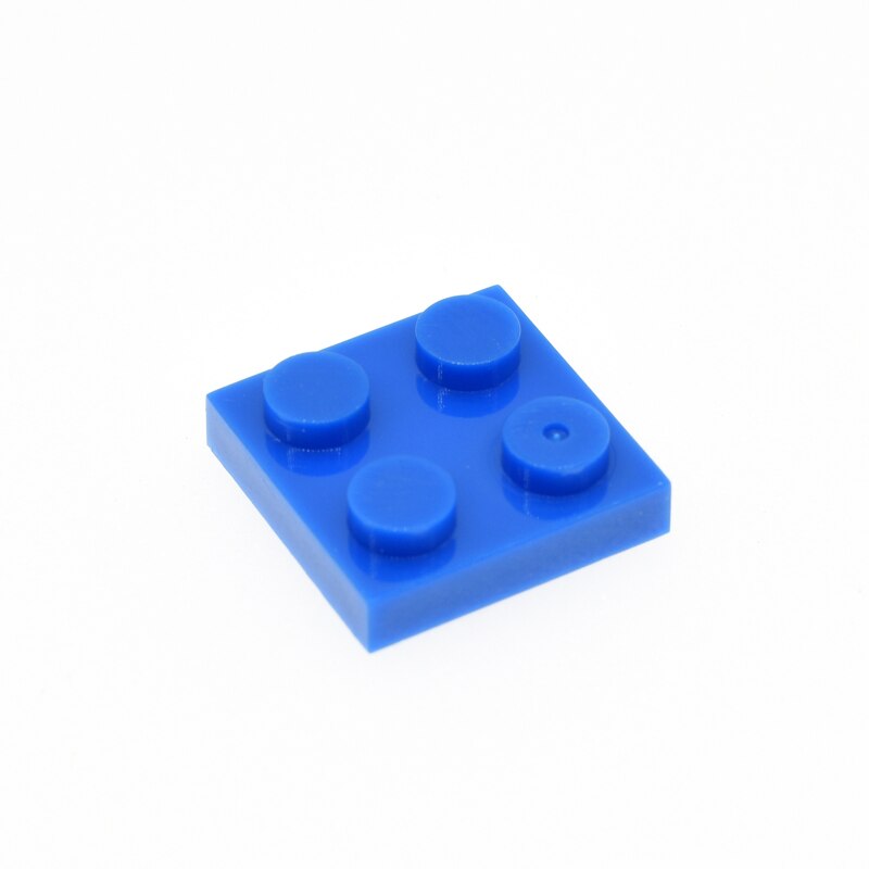 20-Piece 2x2 Building Plates - LEGO-Compatible MOC Bricks (3022) for DIY Models, Kids' Play & Creative Construction Projects