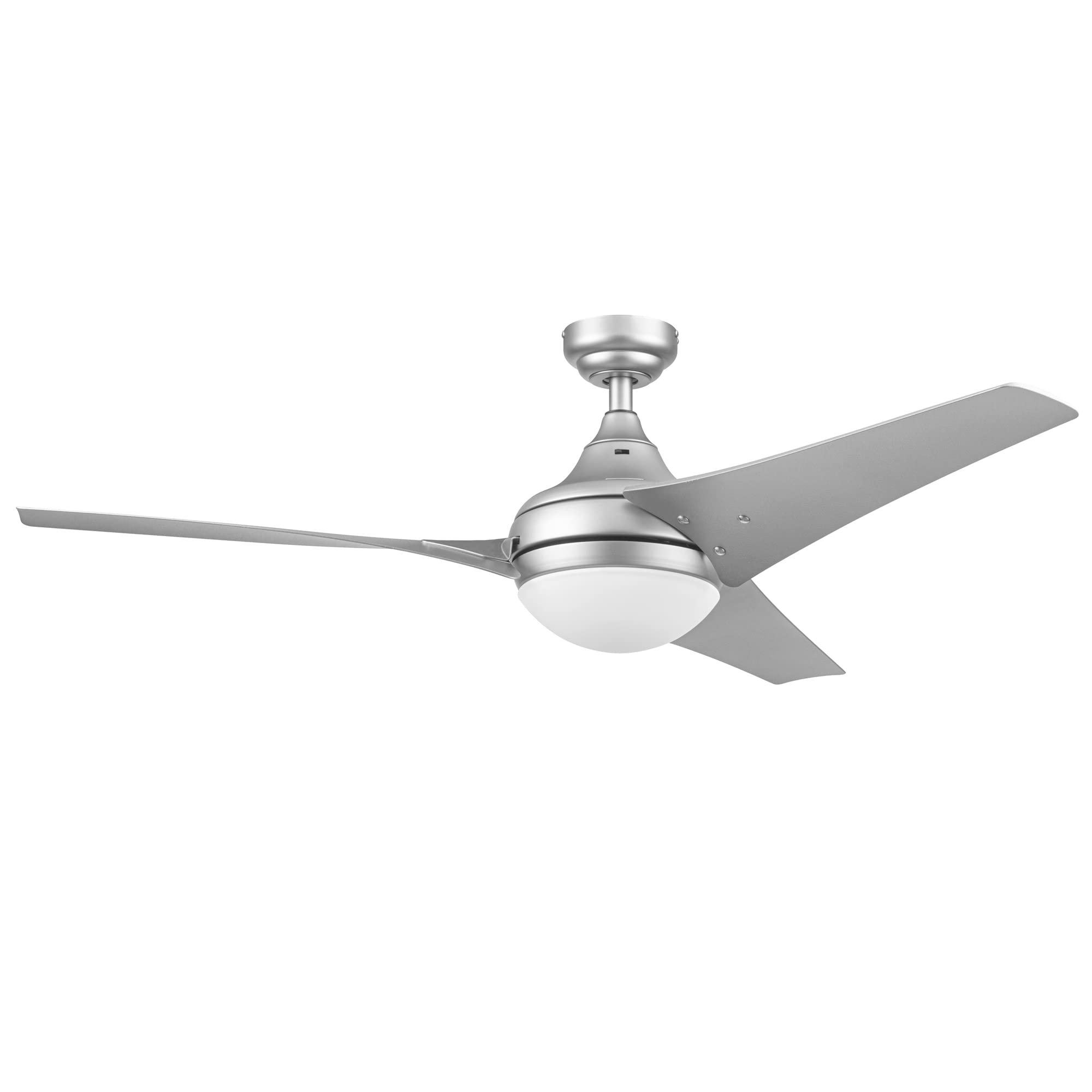 Honeywell Neyo 52 Inch Modern LED Ceiling Fan with Light & Remote Control - High Performance Reversible Motor, Pewter Finish - Perfect for Living Room, Bedroom & Office Spaces
