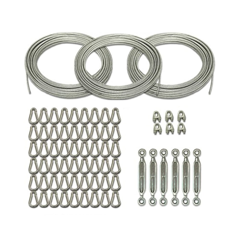 Cimarron Sports 70-Foot Cable Kit for Strength Training & Fitness - Perfect for Home Gym, CrossFit, and Athletic Conditioning