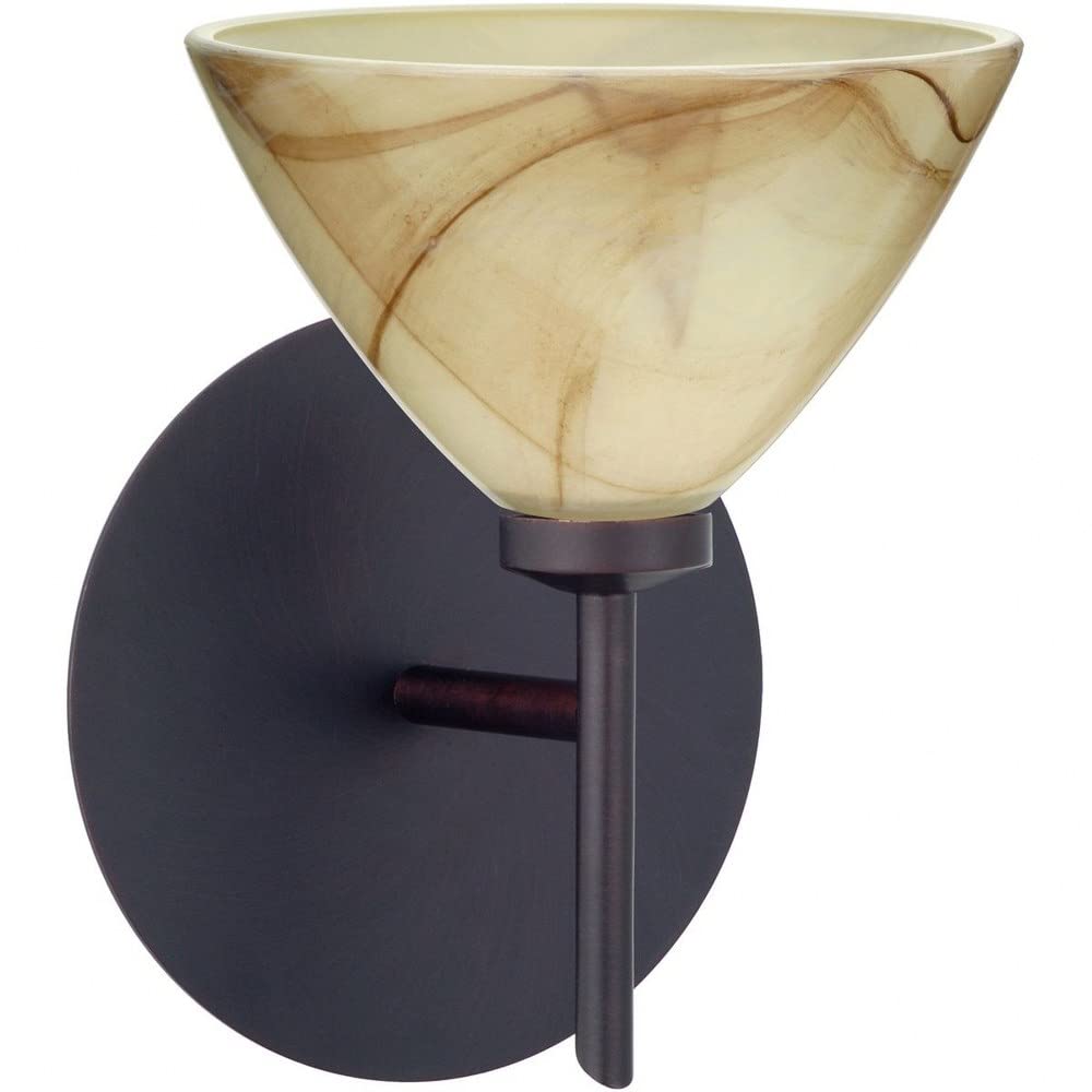 Domi Collection One Light Wall Sconce - Modern LED Wall Light Fixture for Bedroom, Living Room, Hallway & Entryway Lighting Decor