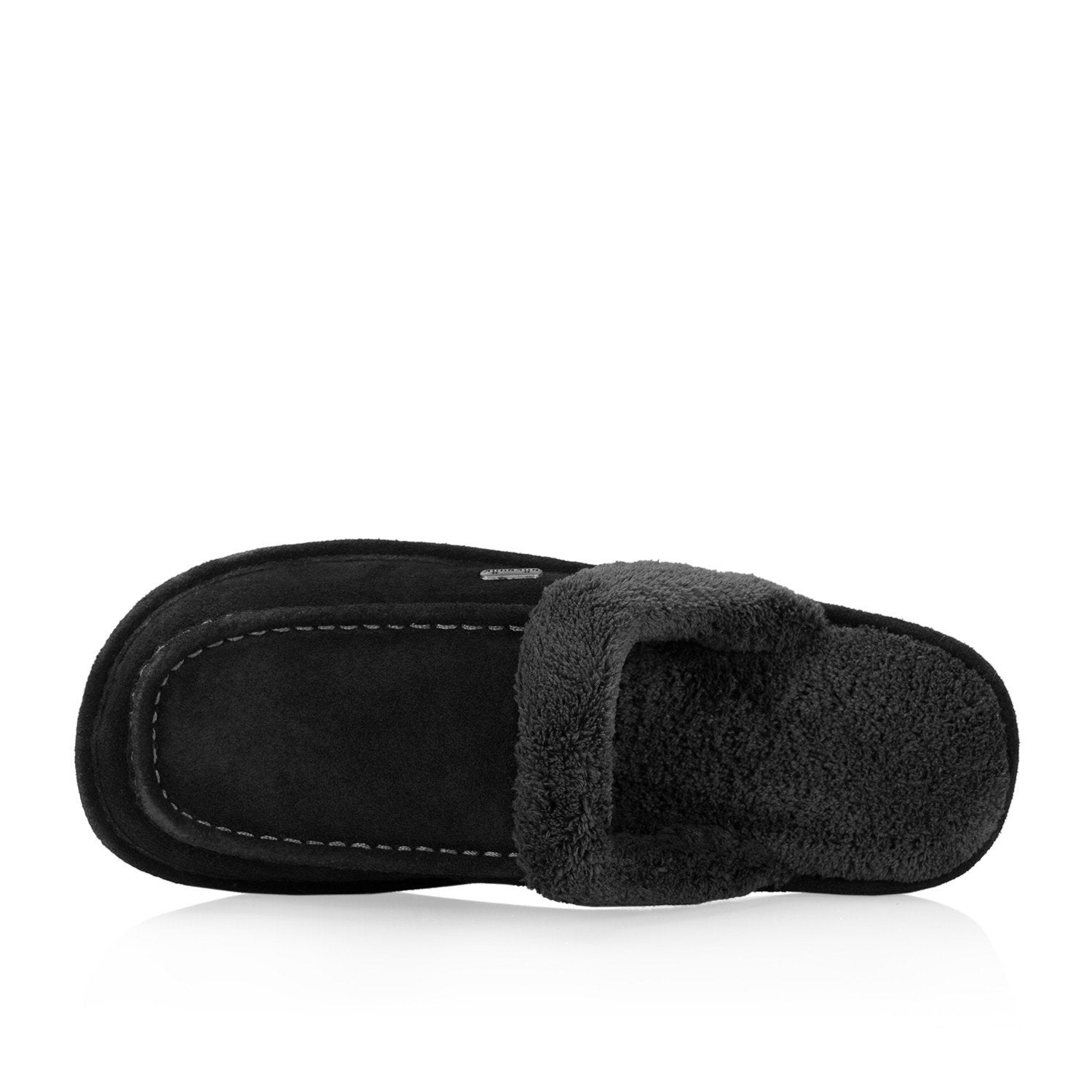 Men's Comfortable Black House Slippers - Soft Indoor/Outdoor Slides for Relaxation at Home, Lounging & Quick Errands