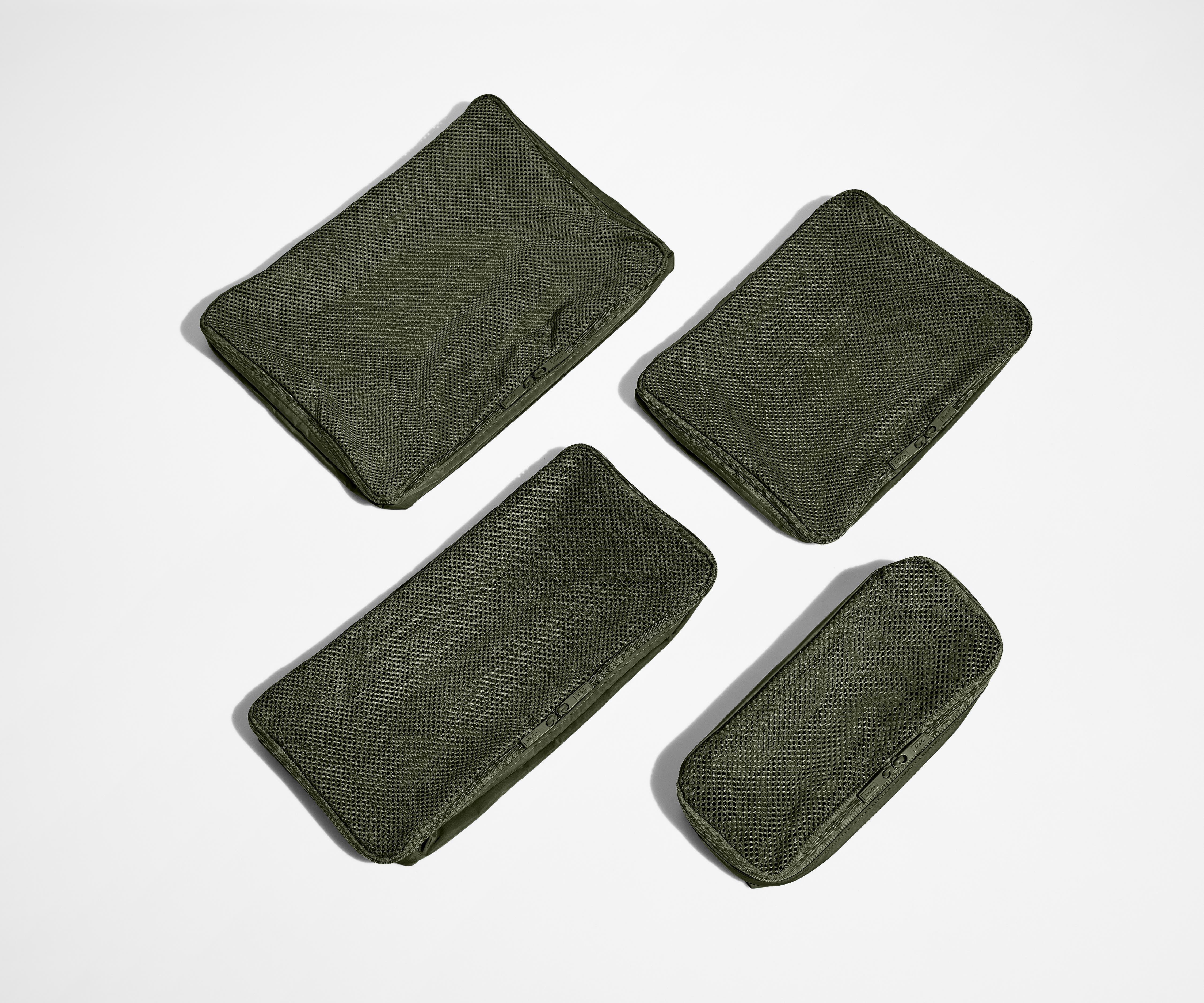 Premium Olive Green Packing Cubes for Travel - 6-Piece Set with Organizer Bags for Suitcase & Backpack - Perfect for Business Trips, Vacations & Weekend Getaways