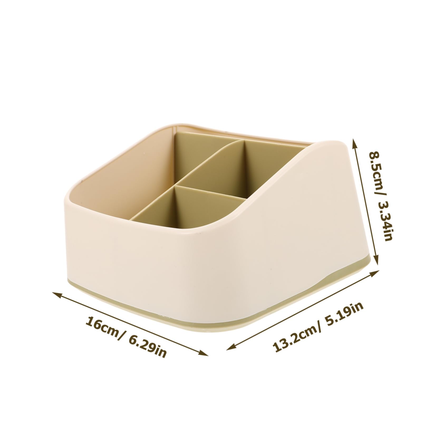 Gadpiparty Green Desktop Storage Box with Drawer - Vanity Organizer Tray, Desk Organizer for Office & Home, Remote Control Holder, Pencil Cup, PP Household Storage Solution | Perfect for Workspace, Bedroom, and Living Room Organization