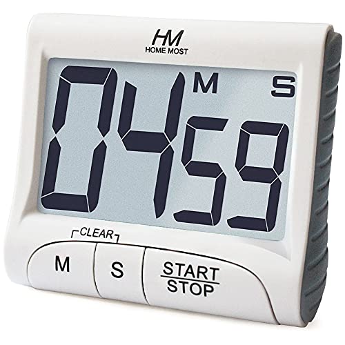 . Matte White - Sleek Design - 3 Big No Show Function Buttons