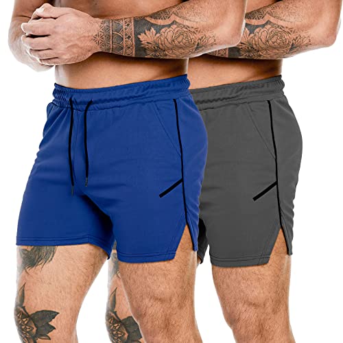 Dark Grey&royal Blue
