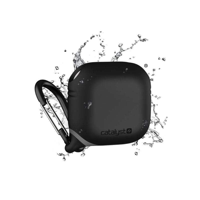 Case Catalyst WP - Waterproof Protective Case for AirPods 4 (Black) | Shockproof & Dustproof Cover for Gym, Running, Travel & Outdoor Activities