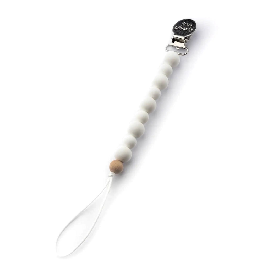 Little Cheeks Classic Clip - White | Hair Accessory for Kids & Toddlers | Perfect for School, Parties & Everyday Use