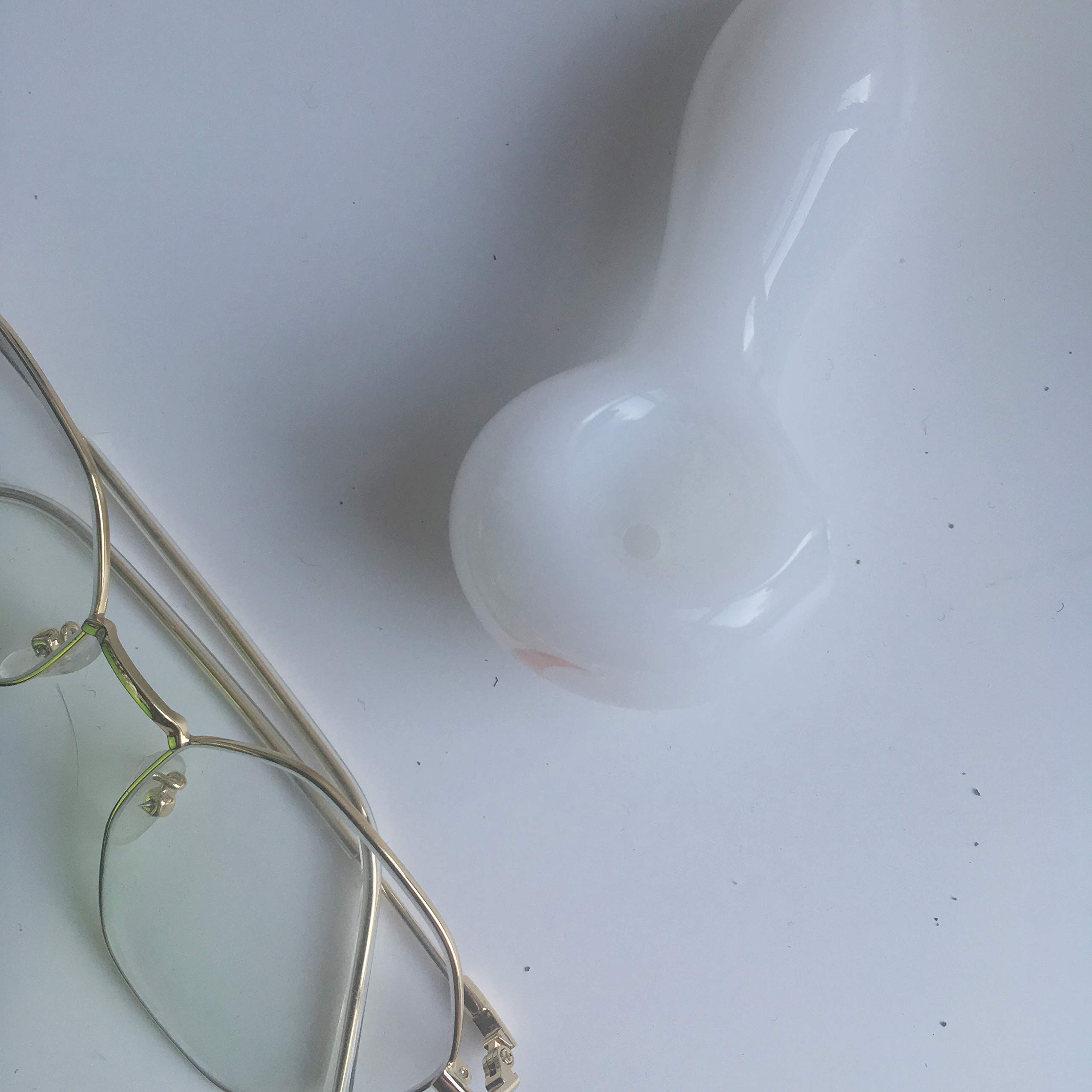 Brando Moon Small Ceramic Vase - Handcrafted White Vase with Pink Moon Design - Perfect for Home Decor, Wedding Centerpieces & Gift Giving