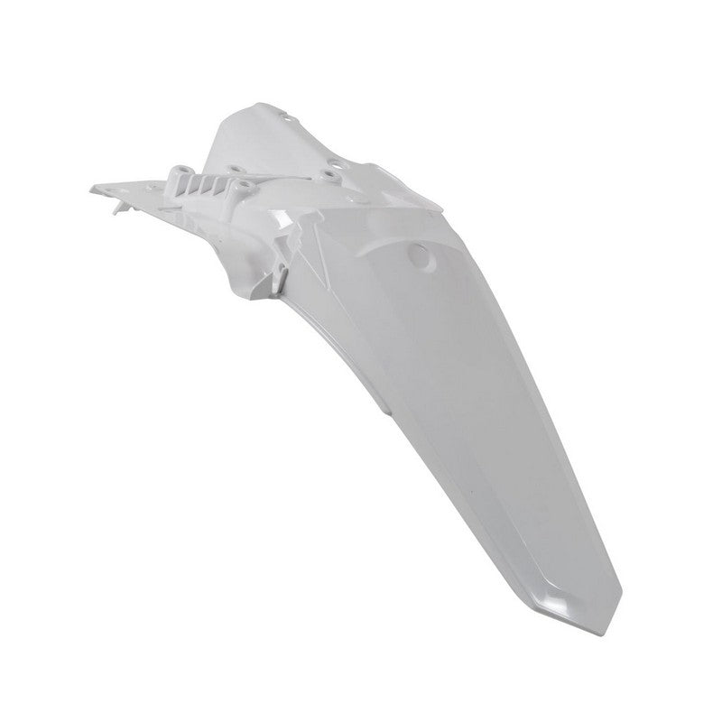 Yamaha WR250F YZ250FX YZ450FX WR450F Rear Fender Rtech Without Taillight (2015-2019) - Durable White Dirt Bike Mudguard for Off-Road & Trail Riding