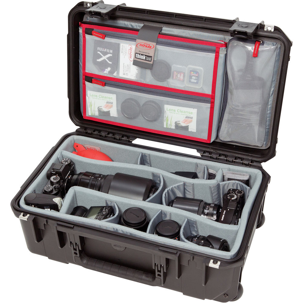 SKB iSeries 2011 7 Case with Think Tank Photo Dividers & Lid Organizer - Durable Camera Equipment Storage for Professional Photographers & Videographers - Perfect for Studio, Travel, and On-Location Shooting