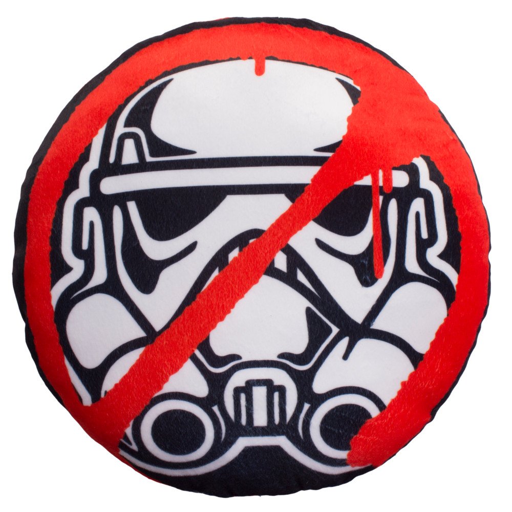 Disney Star Wars Rebels Character Tag Shaped Throw Pillow - Perfect for Kids' Room Decor, Movie Night & Star Wars Fan Gifts