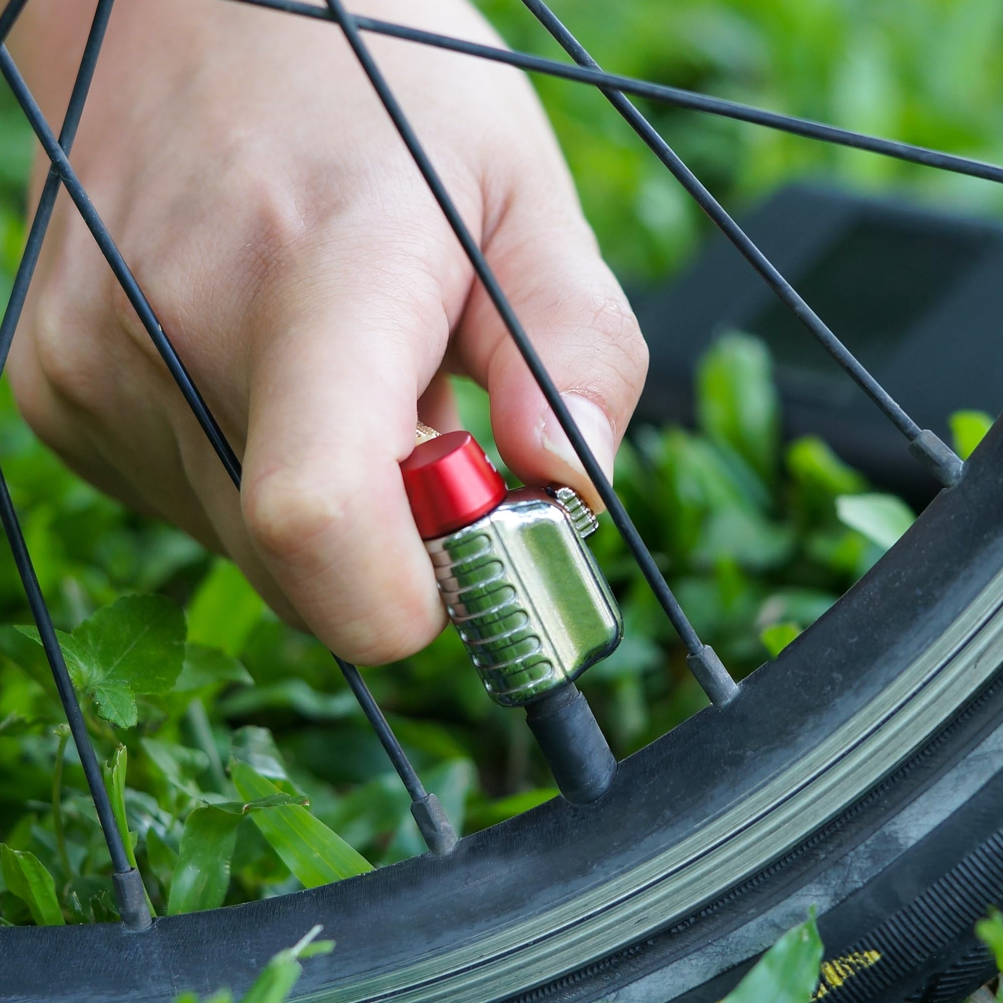 711L Schrader Air Chuck - Heavy Duty Snap & Lock Air Chuck with Brass Construction - High Flow Tire Inflator Attachment for Bicycle, Bike, Motorcycle & Car Tires (Schrader Valve Compatible) - Perfect for Home Garage, Roadside Emergencies & Tire Maintenance